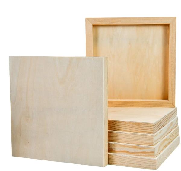 Unpolished wood cradle painting board is suitable for art and handicrafts wood
