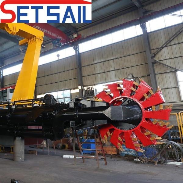 Diesel Engine Sand Pump Wheel Bucket Mud Dredger for River Lake Sea Reservoir