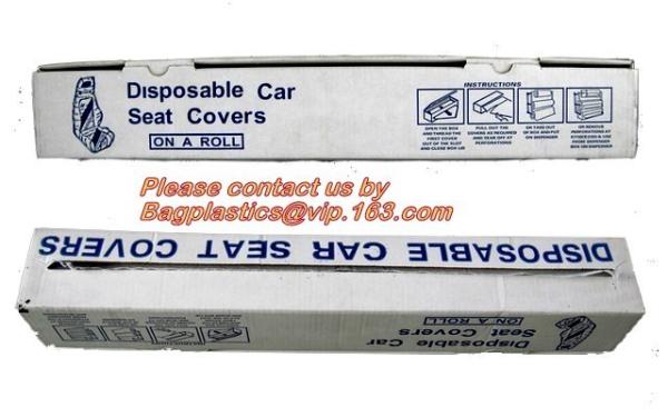 Disposable Plastic Seat Covers Vehicle Protector Mechanic Valet Pet Seat Covers