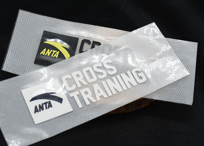 Voltage Custom Moulded TPU Logo Heat Transfer Labels For Clothing