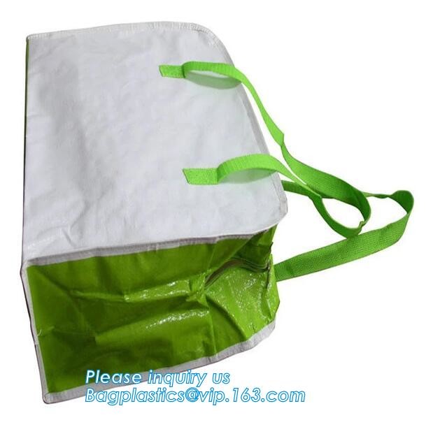 Custom Huge Luggage PP Woven Bag With Zipper Lock,PP Woven Shopping Bag,Factory customized cheap laminated pp woven shop