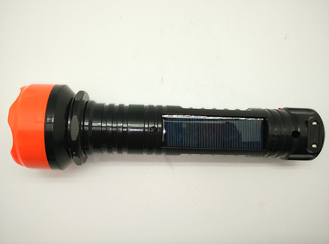 BN-438S Solar Power Rechargeable LED Flashlgith Torch