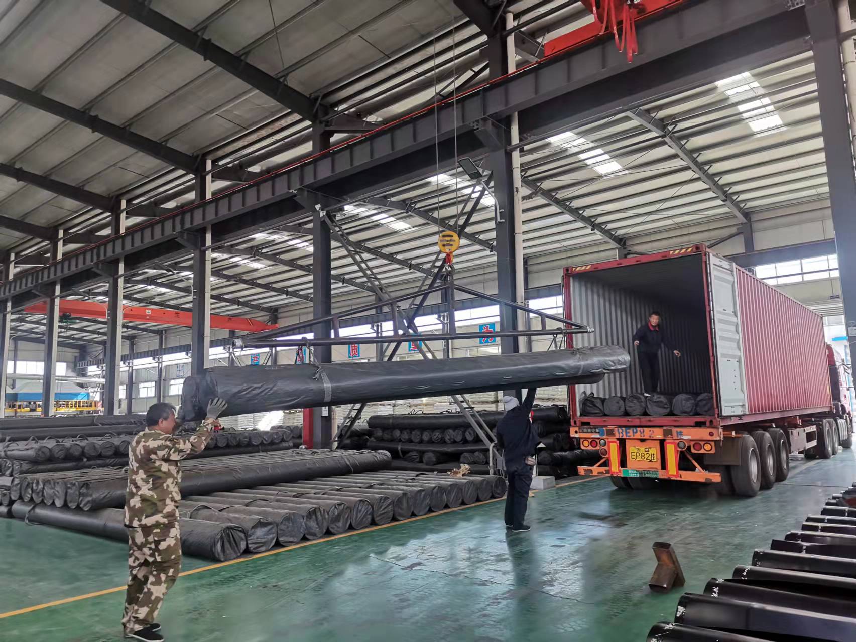 Geomembana HDPE 1mm Geomembranes for Fish Shrimp Pond Liner White Aquaculture Liner