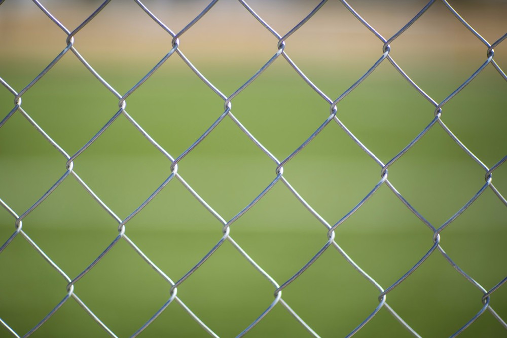 Q235 Steel Chain Wire Fence With Hot Dipped Glavanized , Powder Coated