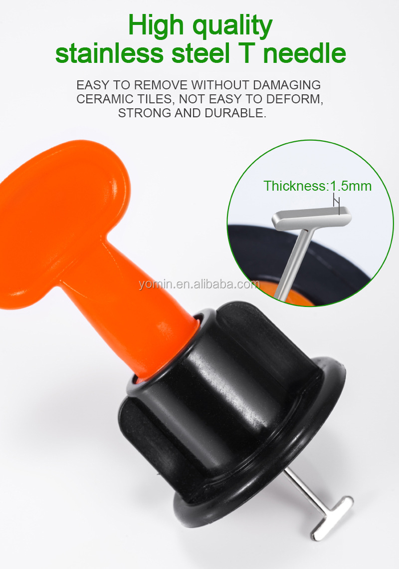 T-type Tile Leveling Positioner Reusable Tile Leveling System For Wall And Floor