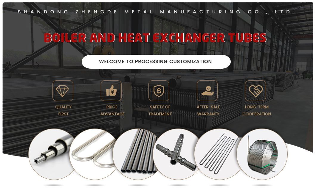 Hot Selling Heat Exchanger Pipe OEM Made All Kinds of Heat Exchanger Bending Pipe for Customized with Cheap Price