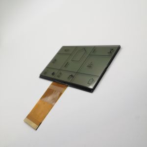 3.0V Custom LCD Panel Black Silk Screen Segmented TN Transmissive FPC Connect
