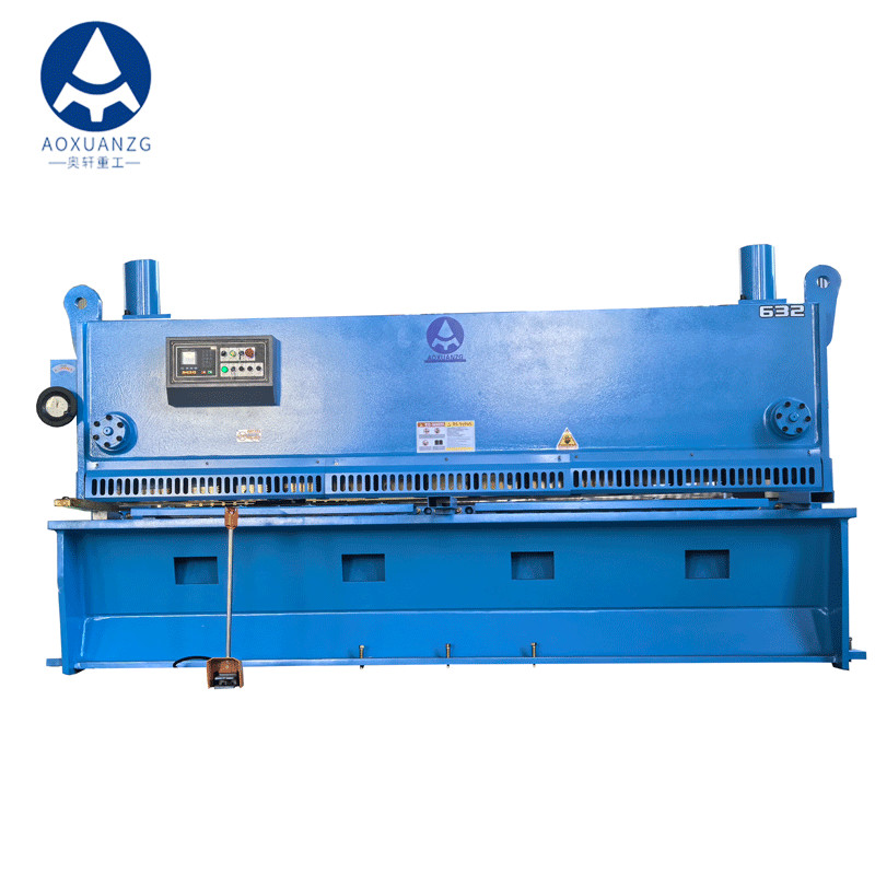 CNC Hydraulic Shearing Machine Hydraulic Guillotine Shear E21S Controller 4mm