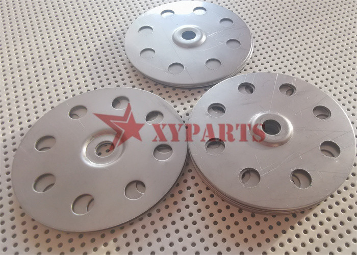 70mm Stainless Steel Disc Washers With Perforated Round Hole For Insulation Boards