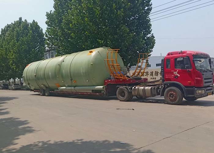 Filament Winding Sewage Storage Tank 21000 Gallon Easy Installation Sewage Treatment