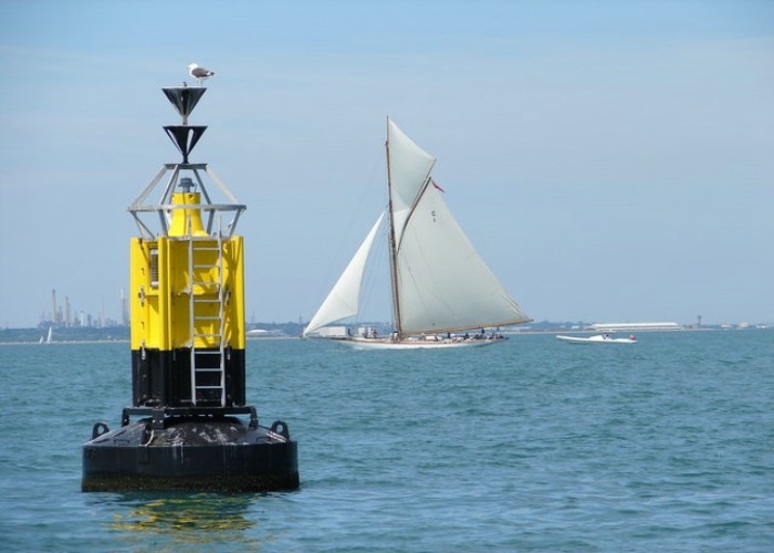AIS System EVA Marine Navigation Buoys Free Of Maintenance For Sea Marking