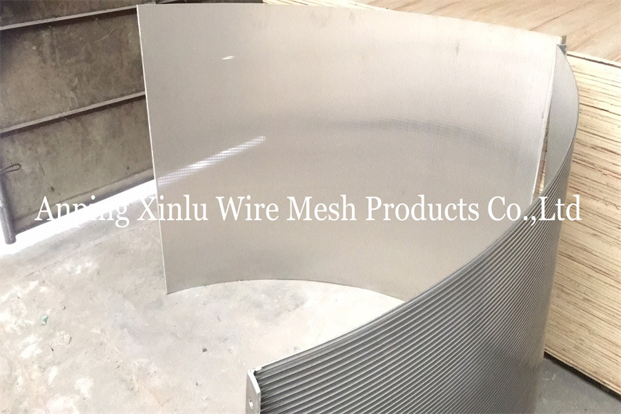 Wedge Wire Johson Sieve Bend Screen For the Starch Industry With 5x20mm Frame