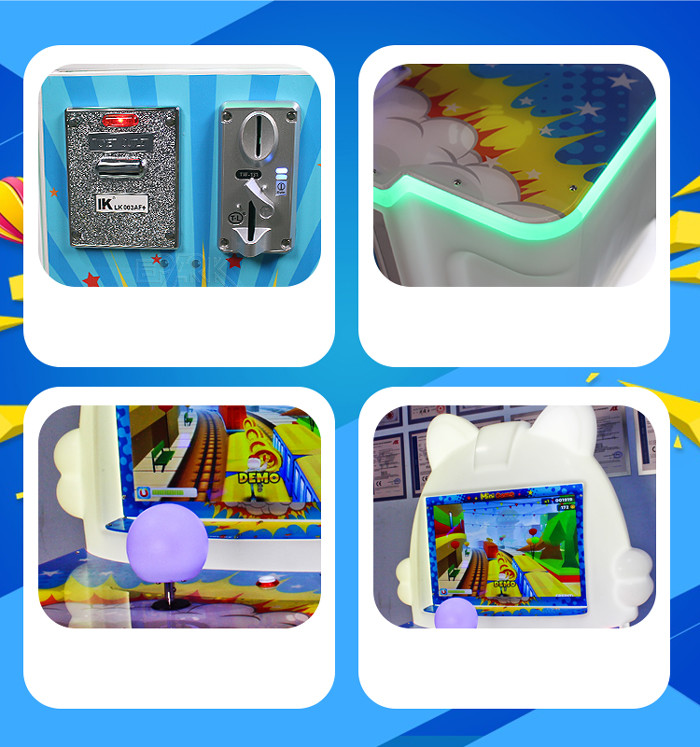 Kids Video Amusement Game Machines Mini Temple Running Arcade Game Equipment