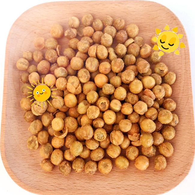 Wholesale Vegan Hot&Spicy Flavor Fried Coated Green Peas Crispy Snacks