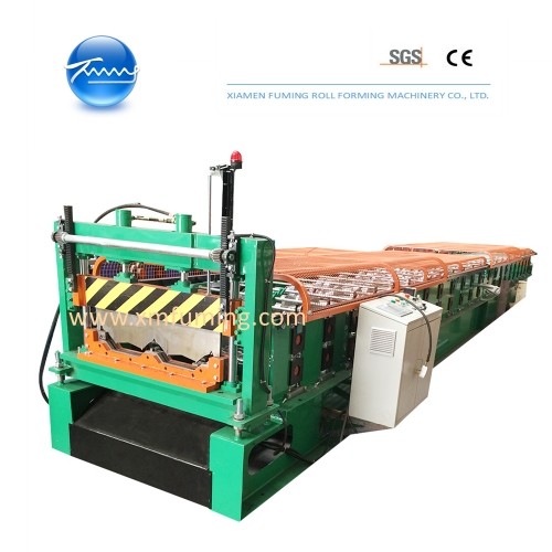 Profile Metal Roofing Roll Former Automatic Boltless Roof Panel Forming Machine