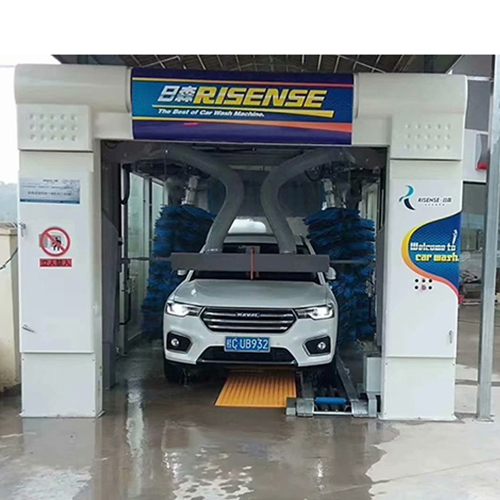 Fully Automatic Car Wash Tunnel System With PLC Control And Air Dryer