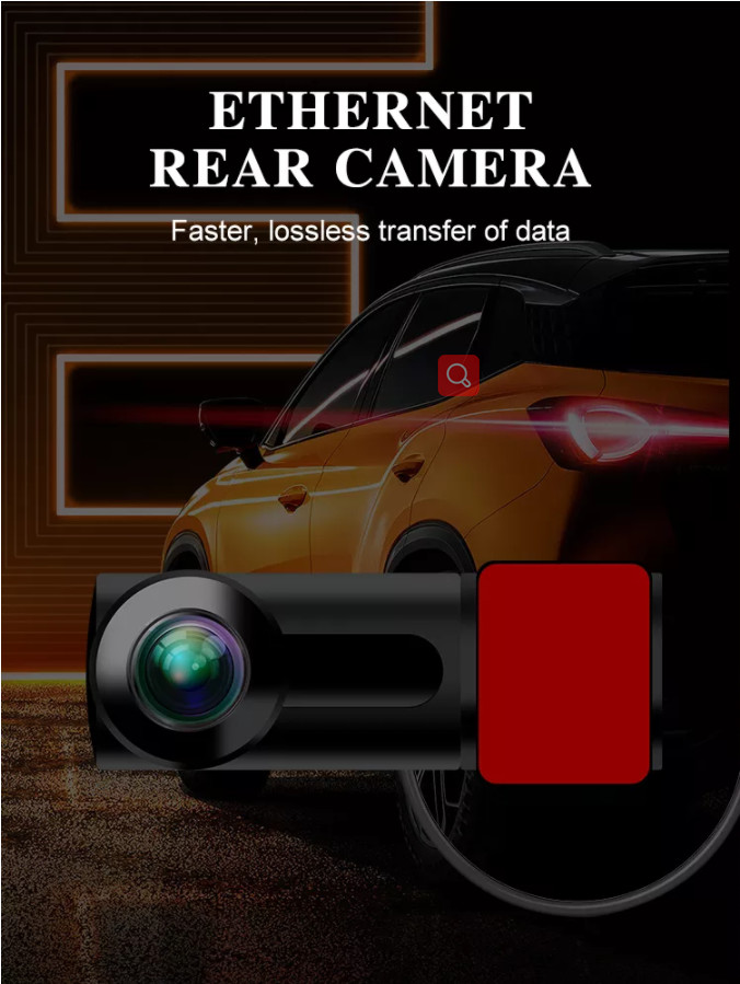 4K IMX335 Night Vision Vehicle Black Box Dash Cam 1080P 2 Inch 3 IN 1 DVR
