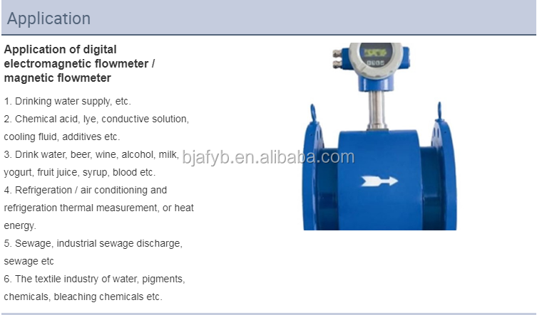 OEM Supported Liquid Control Electromagnetic Water Flow Meter Magnetic Flowmeter