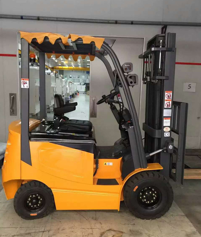 Wide View Mast Electric Powered Forklift , Electric Lift Truck Multi Function
