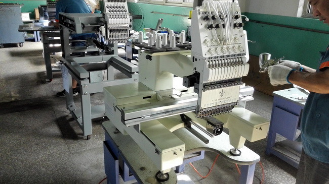 One Head Computerized Embroidery Machine For Flat Emb. Speed 1200rpm