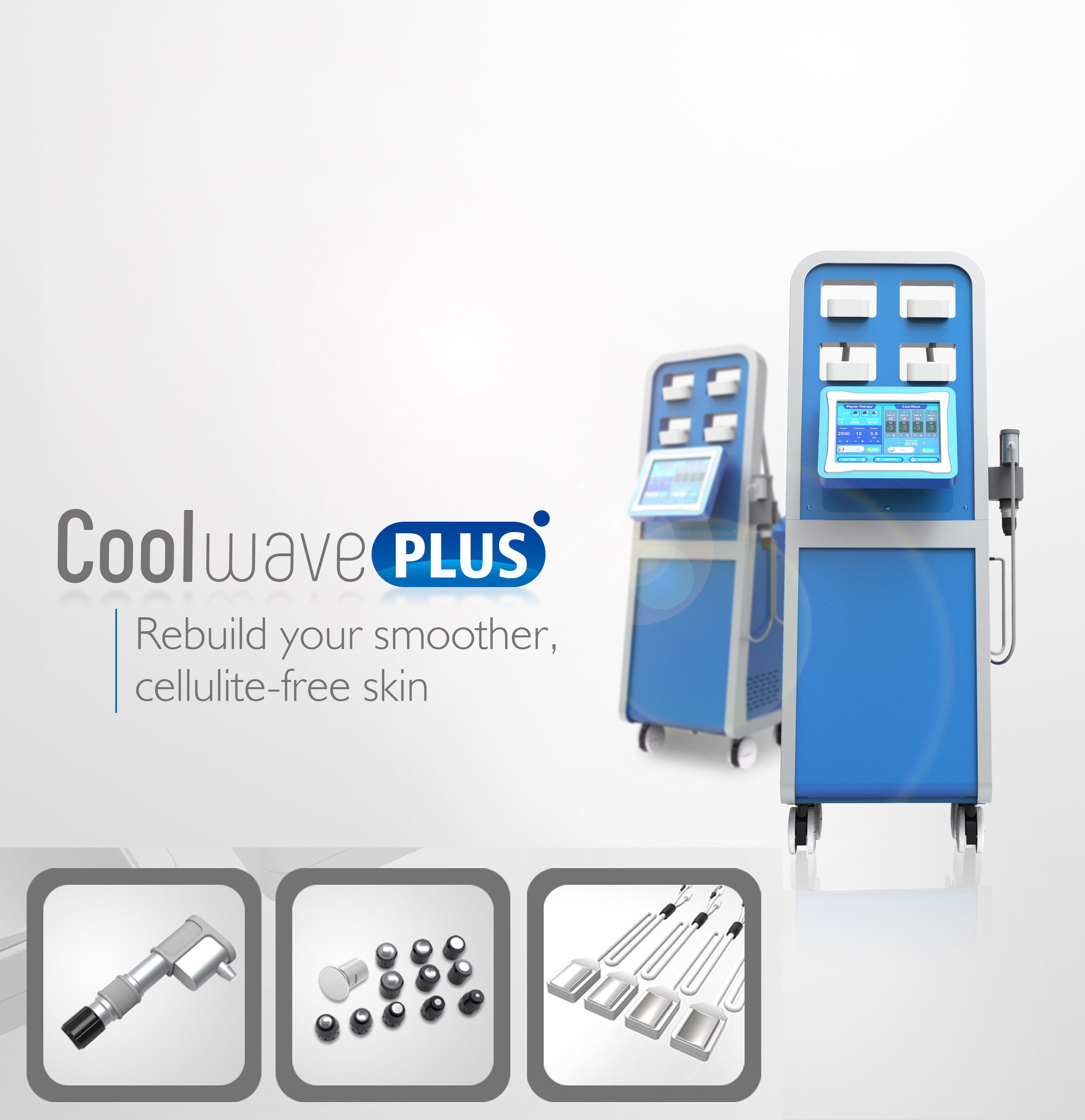 50Hz Pad Cryolipolysis Shock Wave Machine for Cellulite Removal