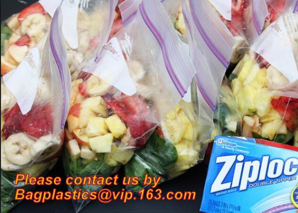 FDA LDPE Materials Medical using Zipper Bags Plastic Zip lock bags with own logo, LOGO zipper plastic bag/zip lock gift