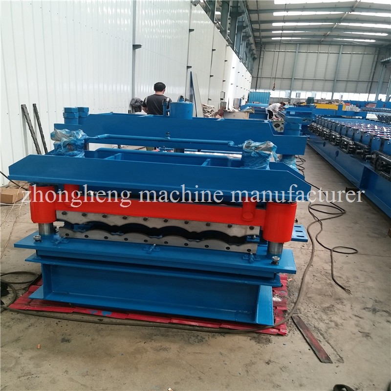 Siemens Motor Drive Metal Roofing Glazed Tile Roll Forming Machine