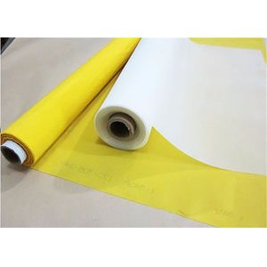 165T 165MM Width Reusable Textiles Silk Screen Mesh Roll 100% Polyester