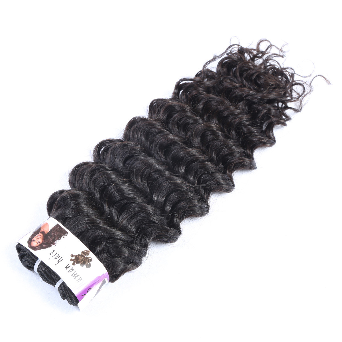 Black Rose wholesale grade 7A Deep Wave peruvian virgin human hair