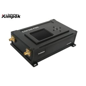 Mini RJ45 COFDM IP Transmitter For UAV Robot Duplex Video Data
