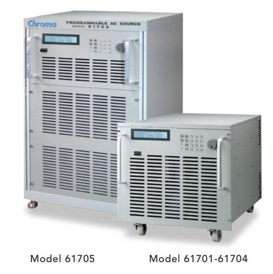 Chroma 61703 3-Phase AC Source With AC DC Mode And Wide Output Frequency Range For Simulating Various Power Conditions