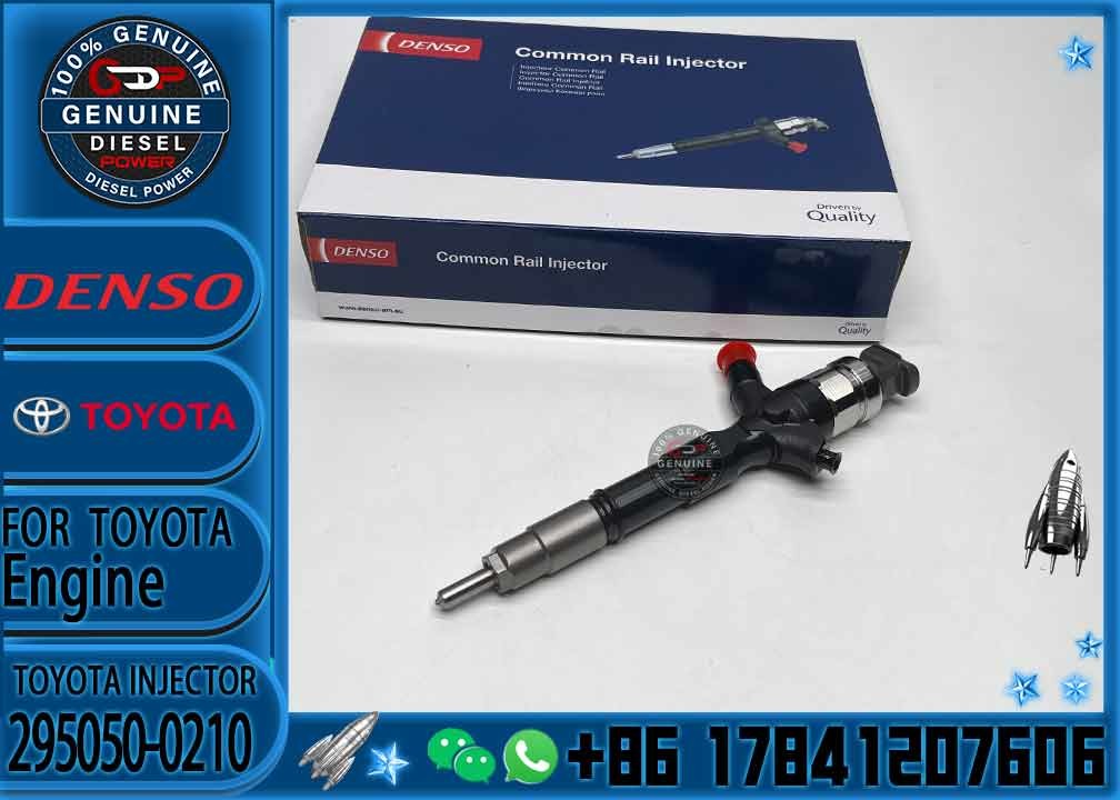 Hot Sale Engine Injector 2950500210 295050 0210 Common Rail Fuel Injector 23670-09340 295050-0210 for Toyota Hiace