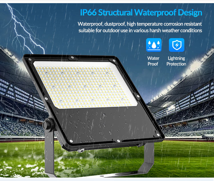 No Flicker Outdoor LED Flood Lights 100W Outdoor Spotlight Fixtures For Event