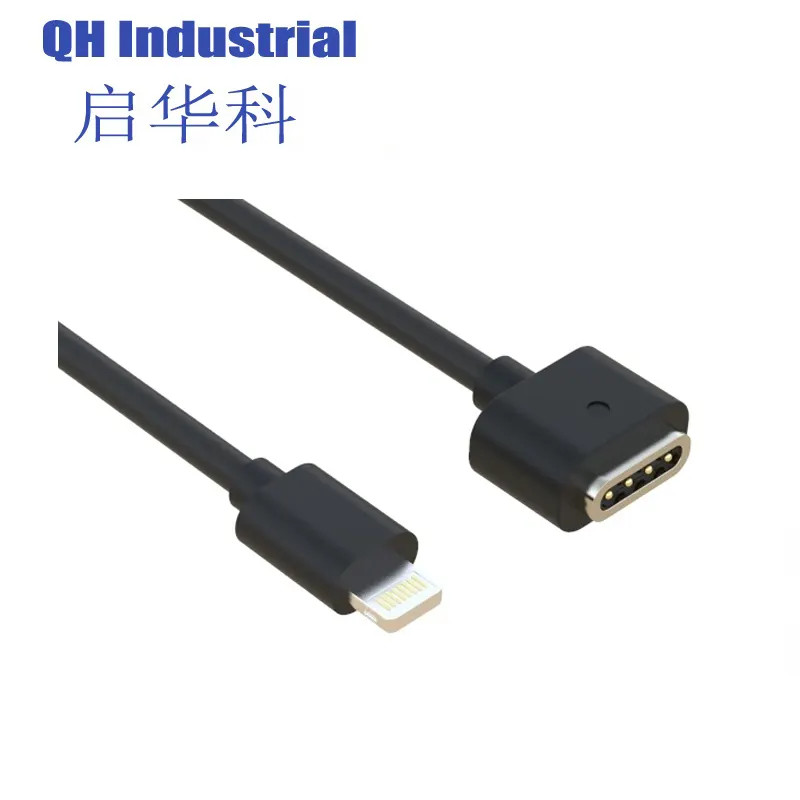 New Style Charging 2 3 4 5 6 Pin Pogo Pin ipad Lightning Magnetic Charging Cable Male Female Pogo Pin Connector Power DC Magnets Smart Watch Pad