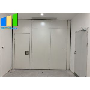Fabric Finishing Surface Fireproof Folding Partition Walls Space-Saving