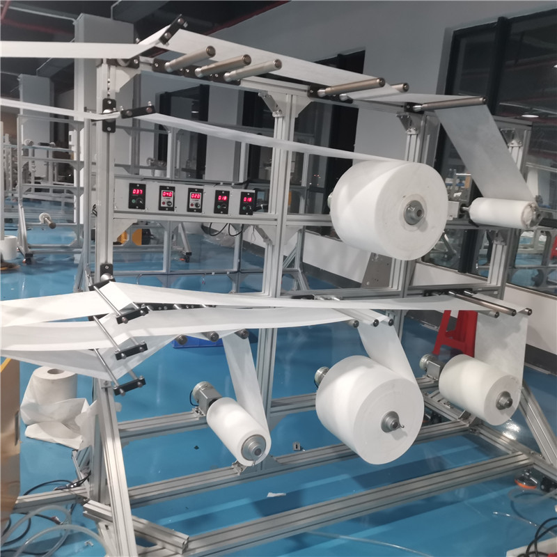 15Kw 100pcs/Min KN95 Face Mask Making Machine Flat Face Mask Production Line