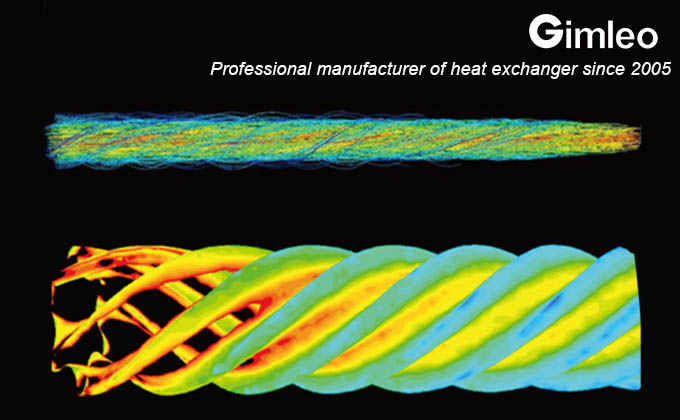 20HP 88KW 300000 BTU Condenser Evaporator Heat Exchanger Tube In Tube