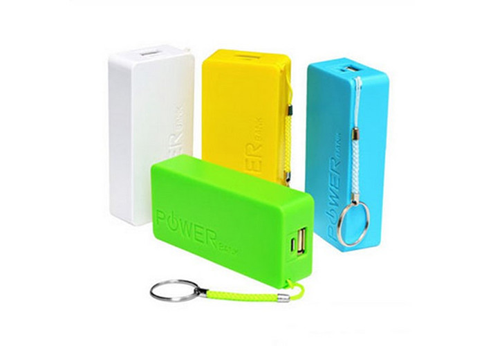 5200 Milliampere Two Section Abs Power Bank , Plastic Small Mobile Charger