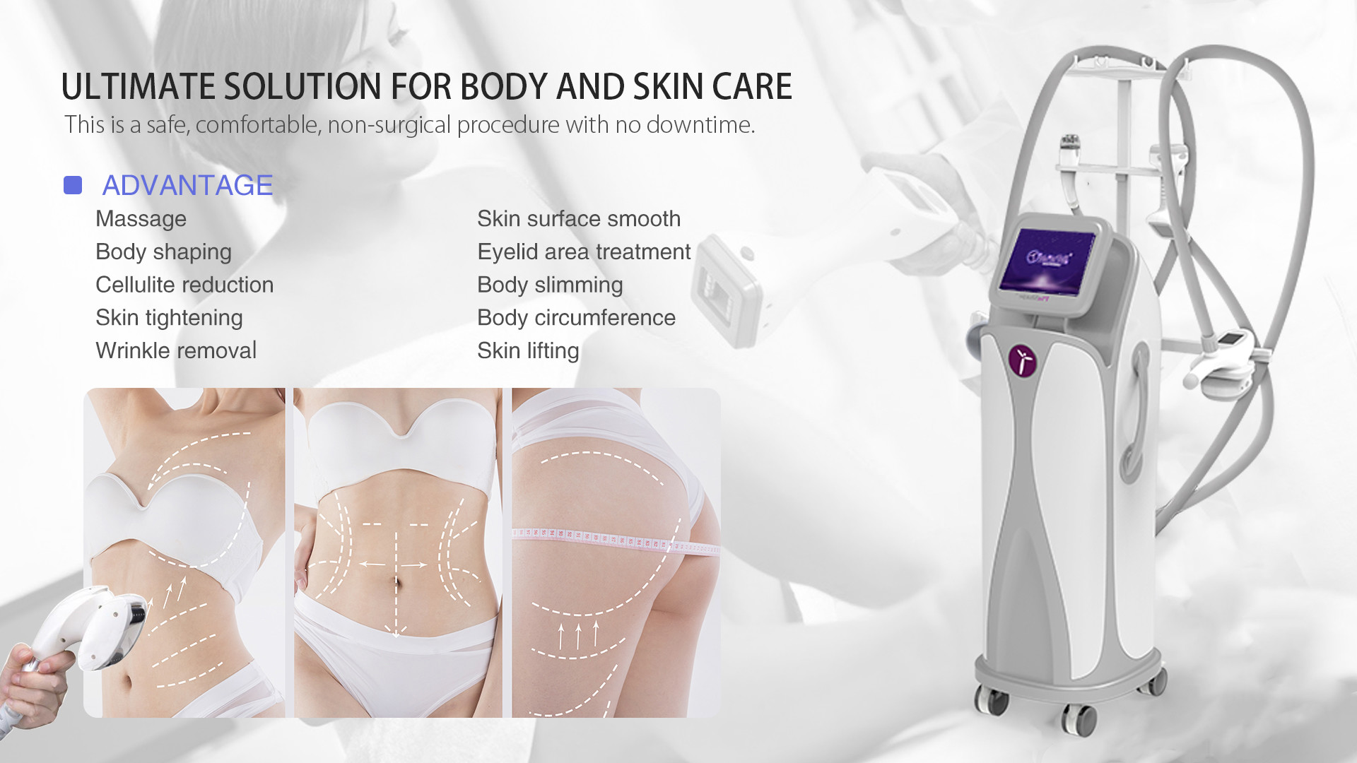Abdomen 3 In 1 Vacuum Slimming Machine Liponix