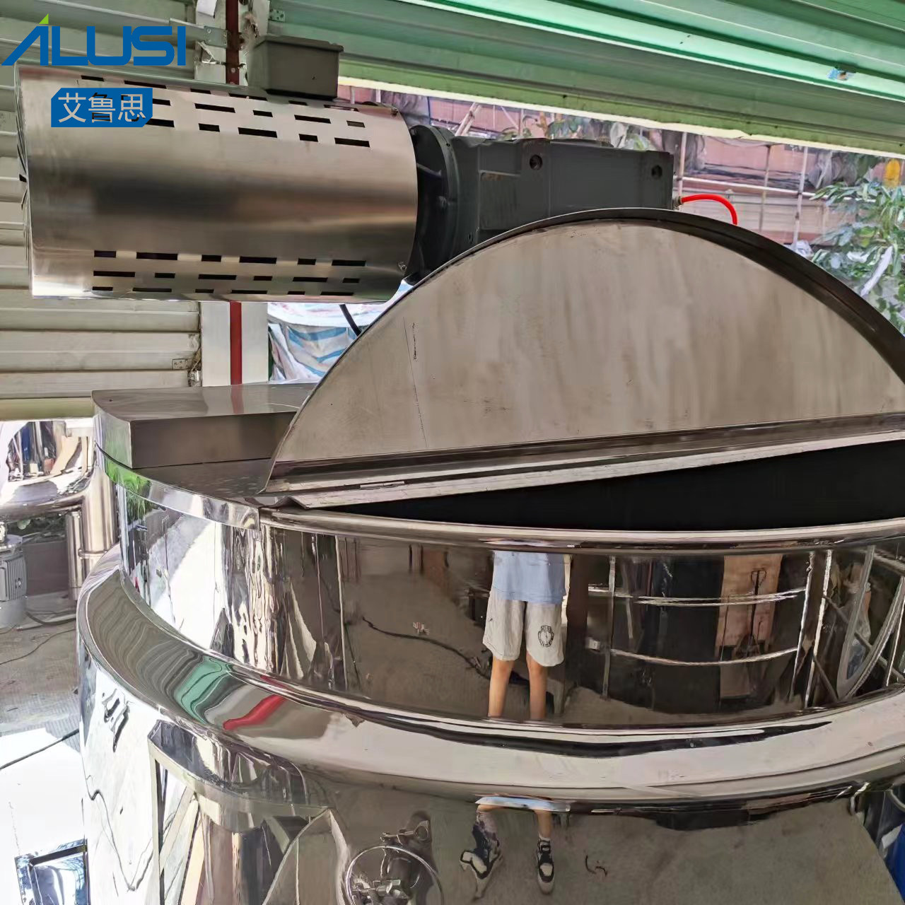 5000L Chemical Shower Gel Mixing Machine Conditioner Homogenizer Tank With Dispersion