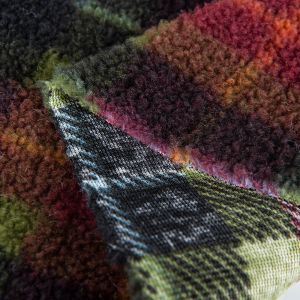 Custom 100% Polyester Teddy Fabric Jacquard Sherpa Fabric Perfect for Blankets