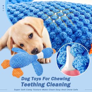 Dog Chew Toys for Aggressive Chewers, Indestructible Tough Squeaky Interactive