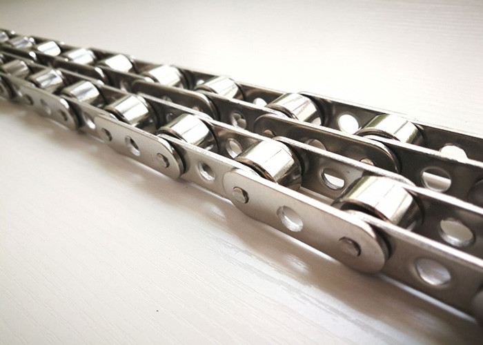 Duplex SUS201 Conveyor Roller Chain 25.4mm Pitch Industrial Transmission