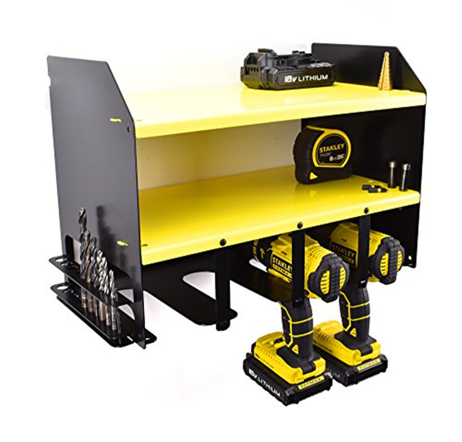 Wall Control Metal Pegboard Power Tools Storage Organizer for Organization and Efficiency
