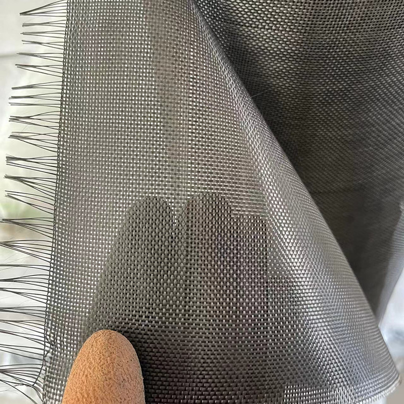 Black High Temperature Fiberglass Cloth Abrasion Resistance