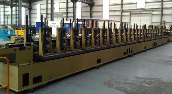 Highway construction guardrail plate two waves Cold Roll Forming Production Line