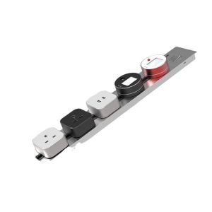  Electrical Outlet Connection Power Socket with Data Grommet Track Management System Manufactures