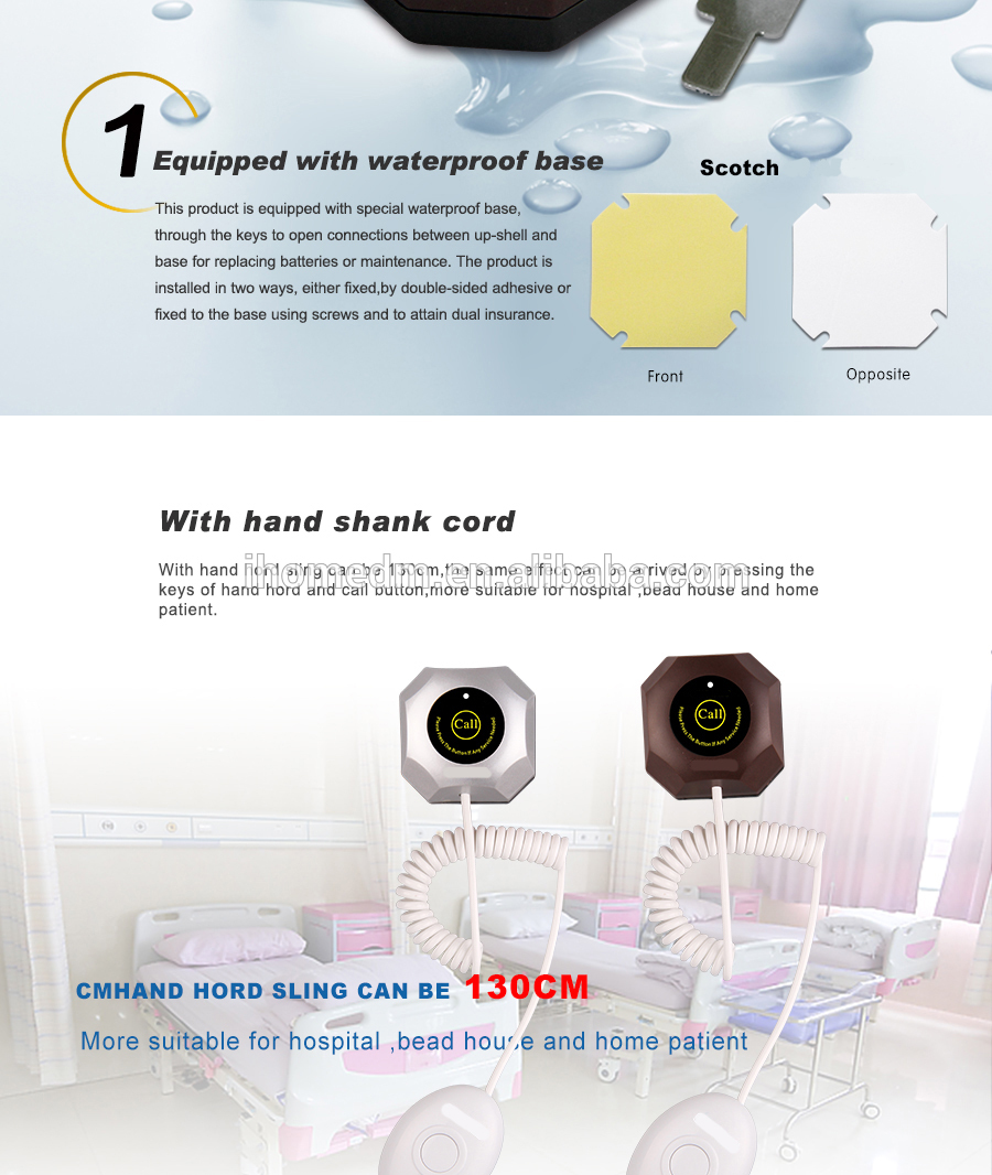 Hospital Wireless Emgency Alarm Nurse Call System