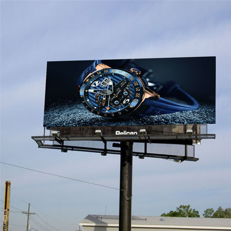 3 In 1 1R1G1B Pixel Photo Media Outdoor LED Display With Strut Support Installation