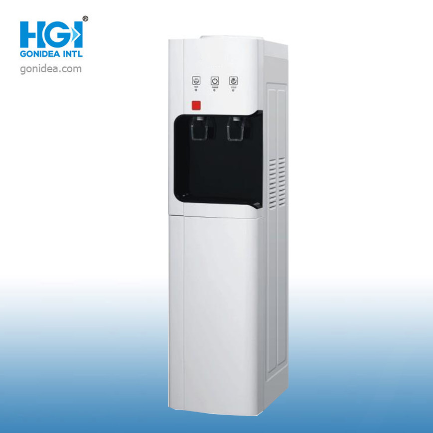 Stainless Steel Bottom Load Tanks Two Tap Water Dispenser Navy
